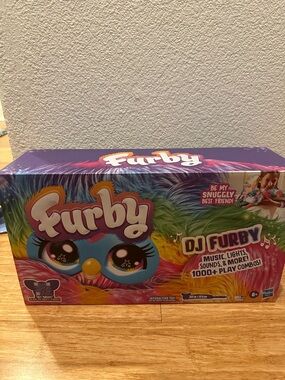 Furby DJ Furby Plush - Colorful Rainbow